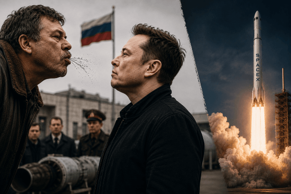 The Russian Guy That Spit on Elon Musk