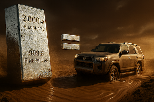 Dubai’s Monster Silver Bar… Tokenized