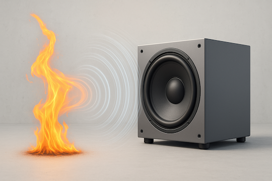 Fighting Fire With Sound Waves
