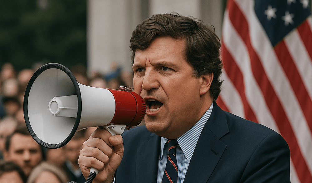 Tucker Talks Tough to MAGA