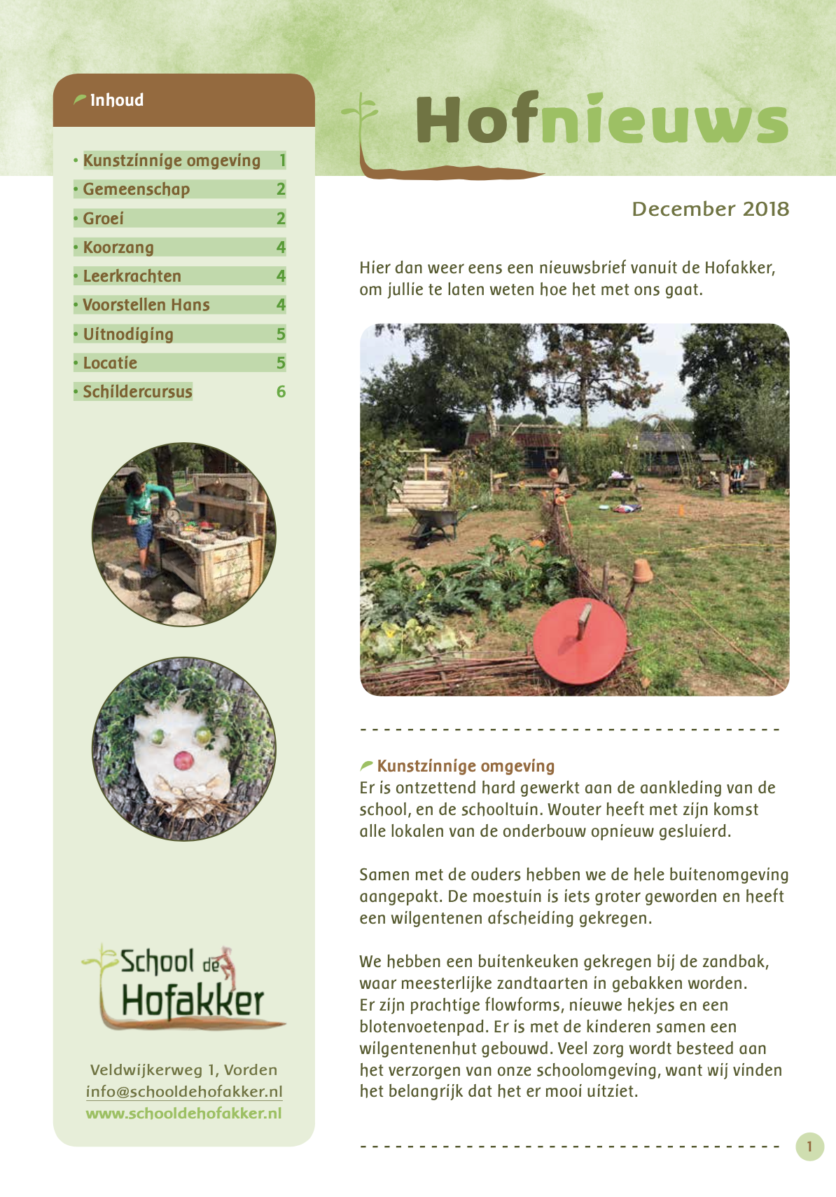 Hofnieuws december 2018