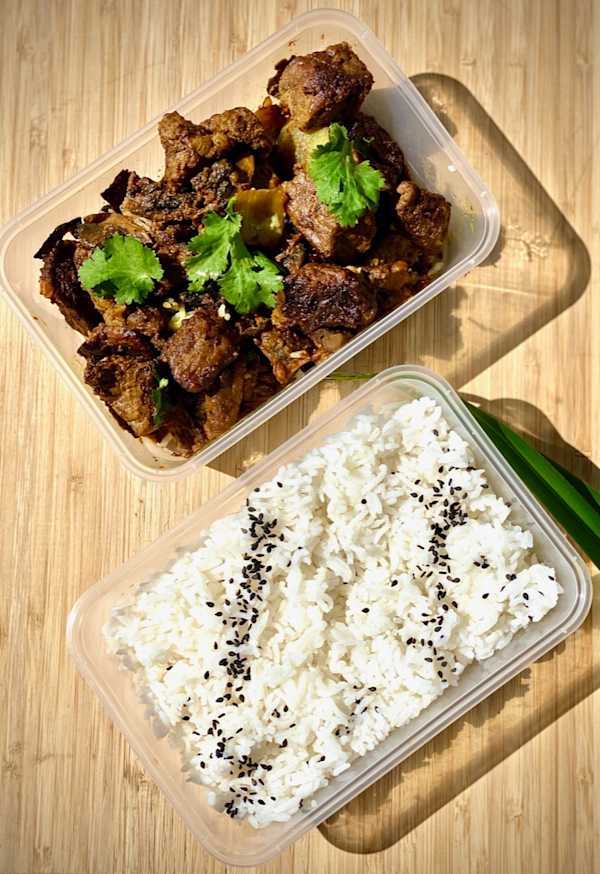 BEEF AND MUSHROOM CURRY
