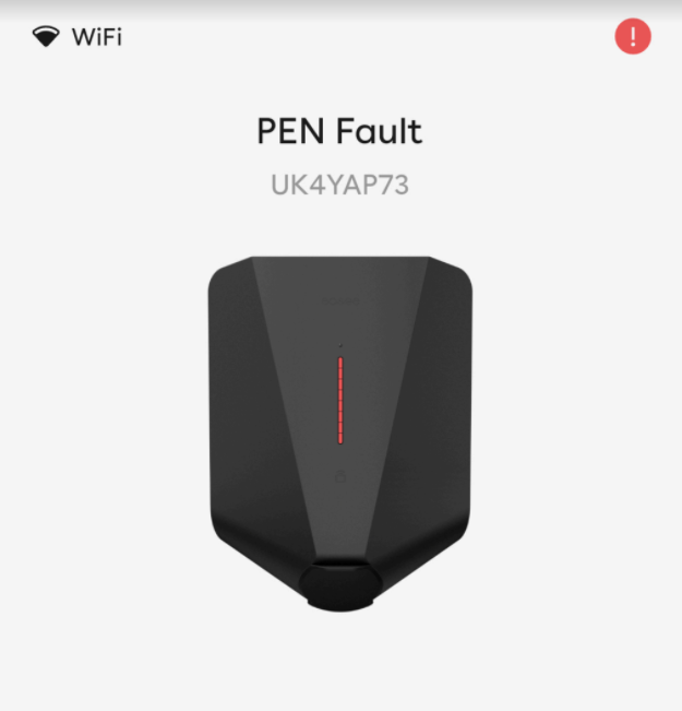 Easee PEN Fault