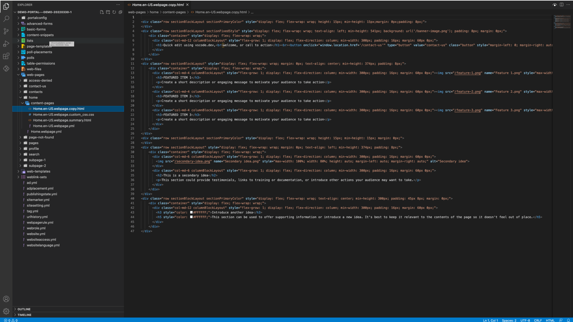 Dev editor image