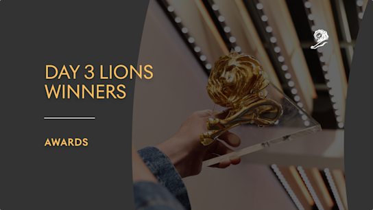 For the news announcement - day three winners