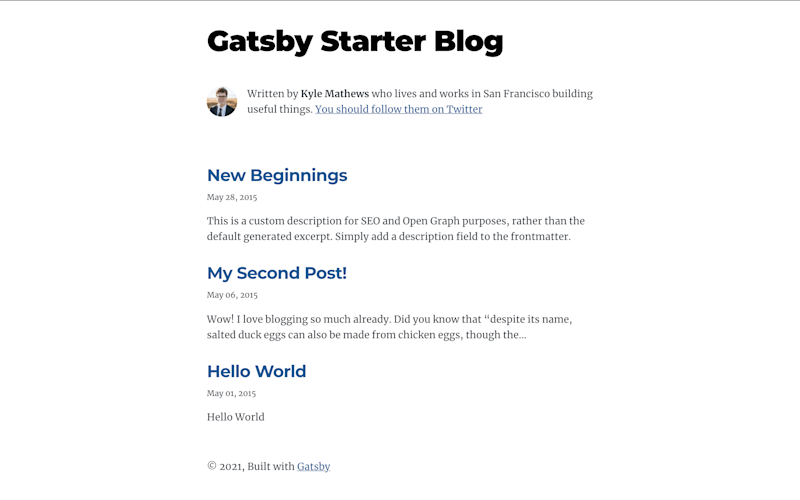 Build A Blog