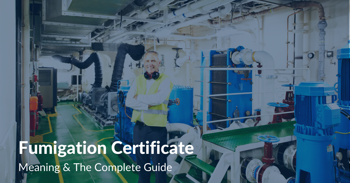 Fumigation Certificate Meaning & The complete guide