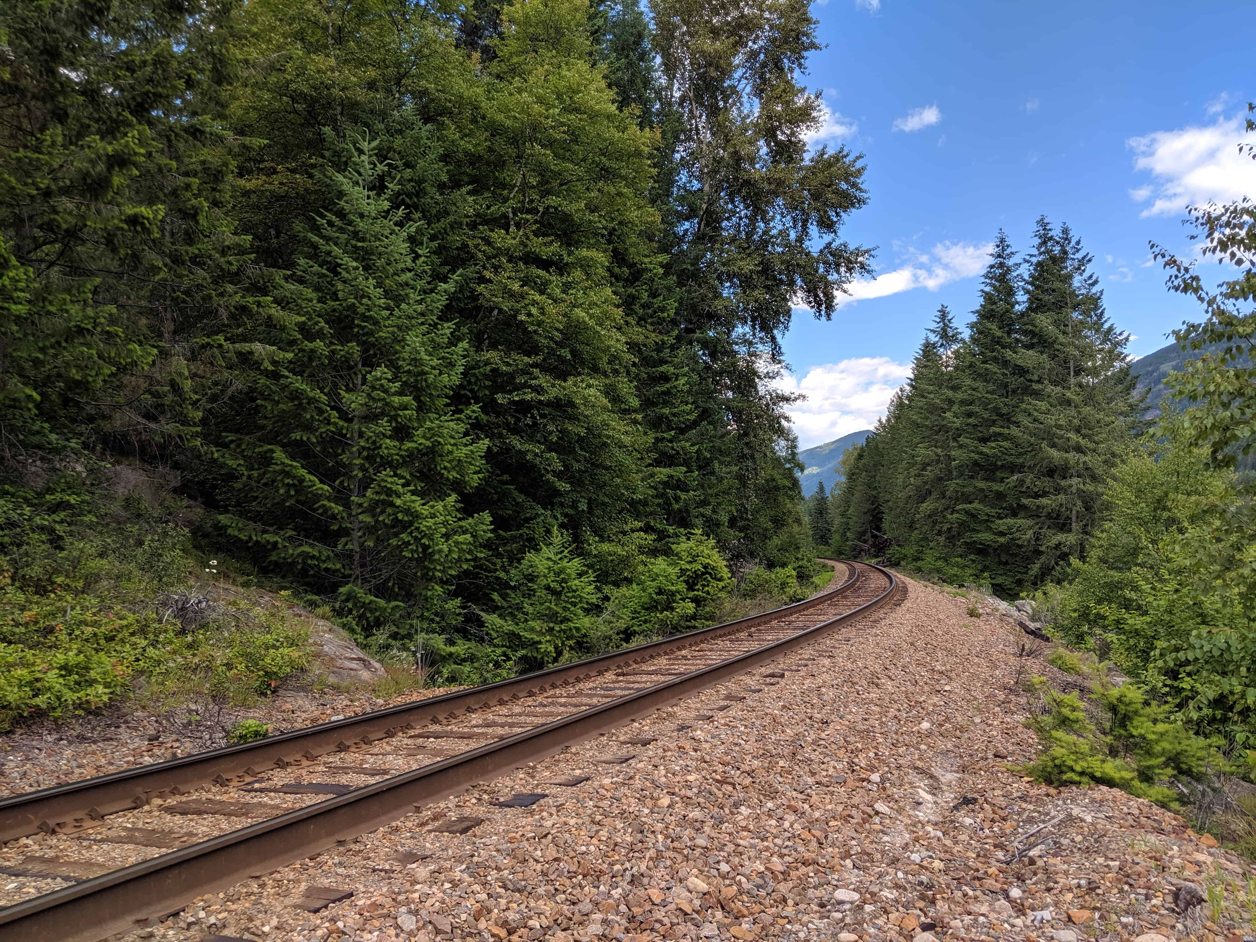Railway near Kootenay River, Castle