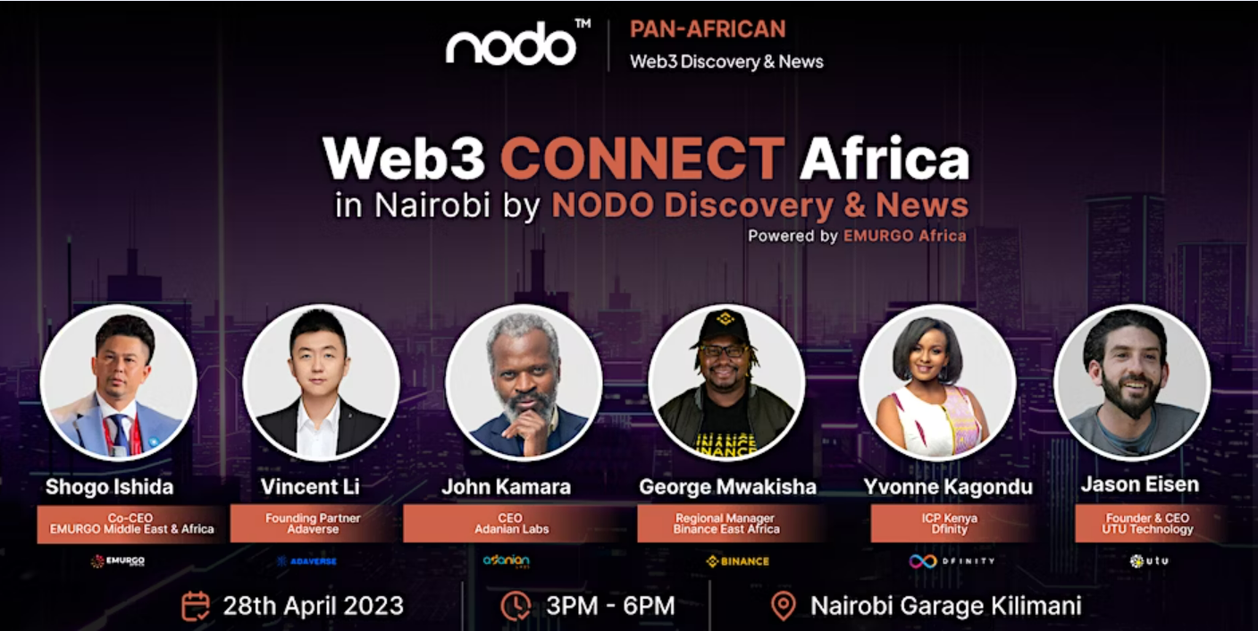 Web3 CONNECT Africa In Nairobi By NODO Discovery News Powered By EMURGO