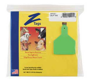 Z Tag Z1 Calf, Blank, Green Pkg