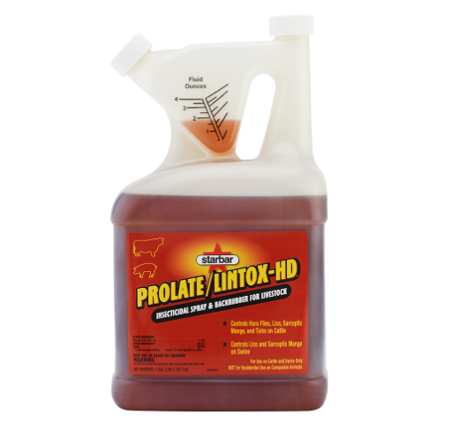 Prolate/Lintox HD™ Insecticidal Spray & Backrubber for Livestock Gallon