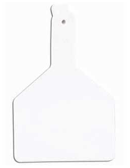 Z Tag Z1 Cow, Blank White Tag