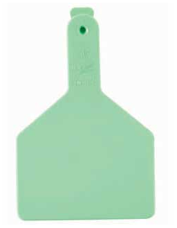 Z Tag Z1 Cow, Blank Green Tag