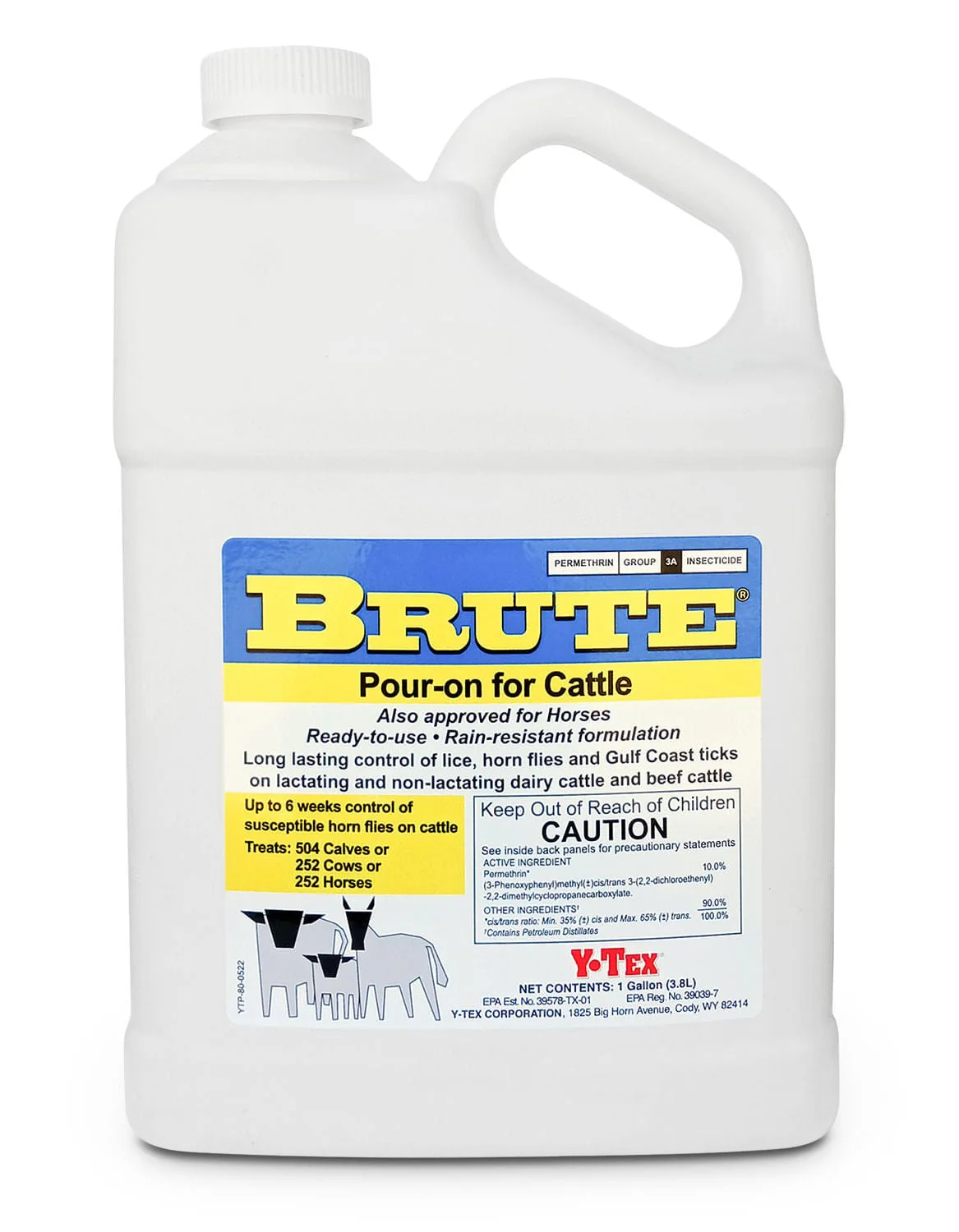 Brute® Pour-On for Cattle, 1 Gal