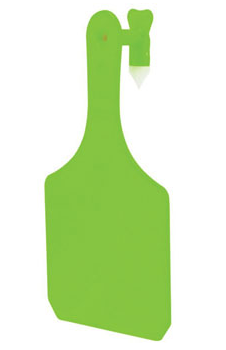 Y-Tex Y-Tag Cow, Blank, (Chartreuse)