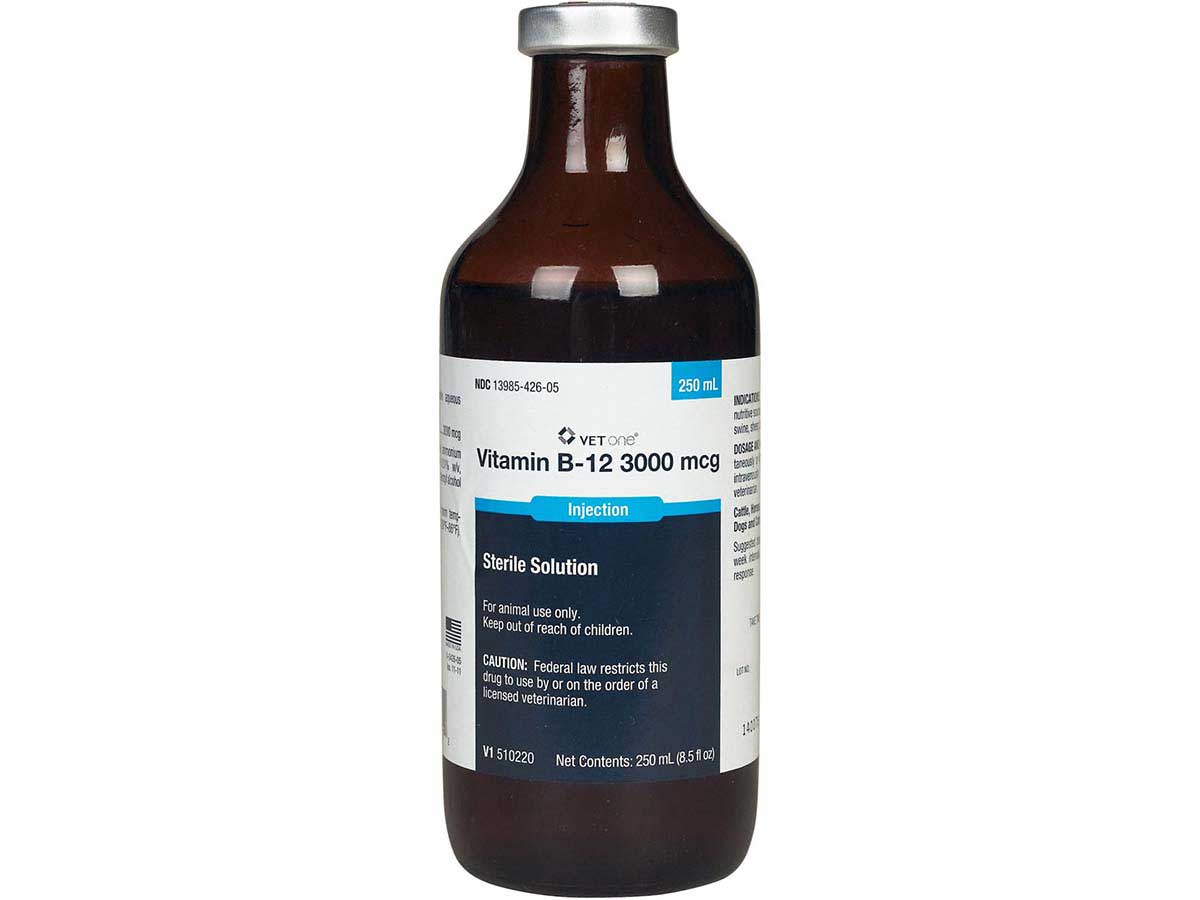 Vitamin B-12 3000 (VetOne), 250 mL