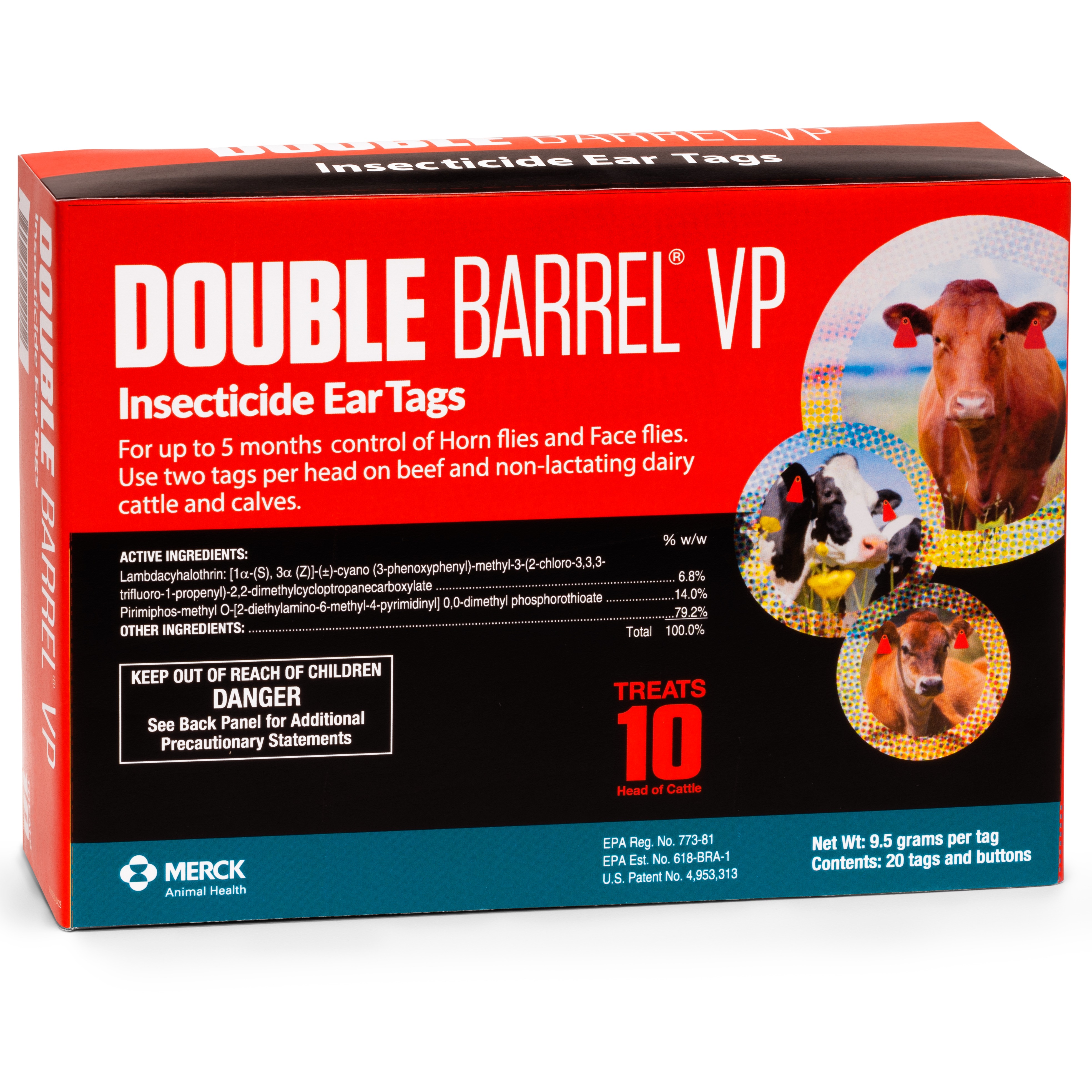 Double Barrel VP Ear Tags