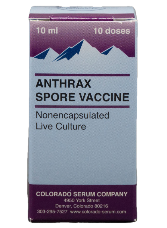 Anthrax Spore Vaccine 10 dose