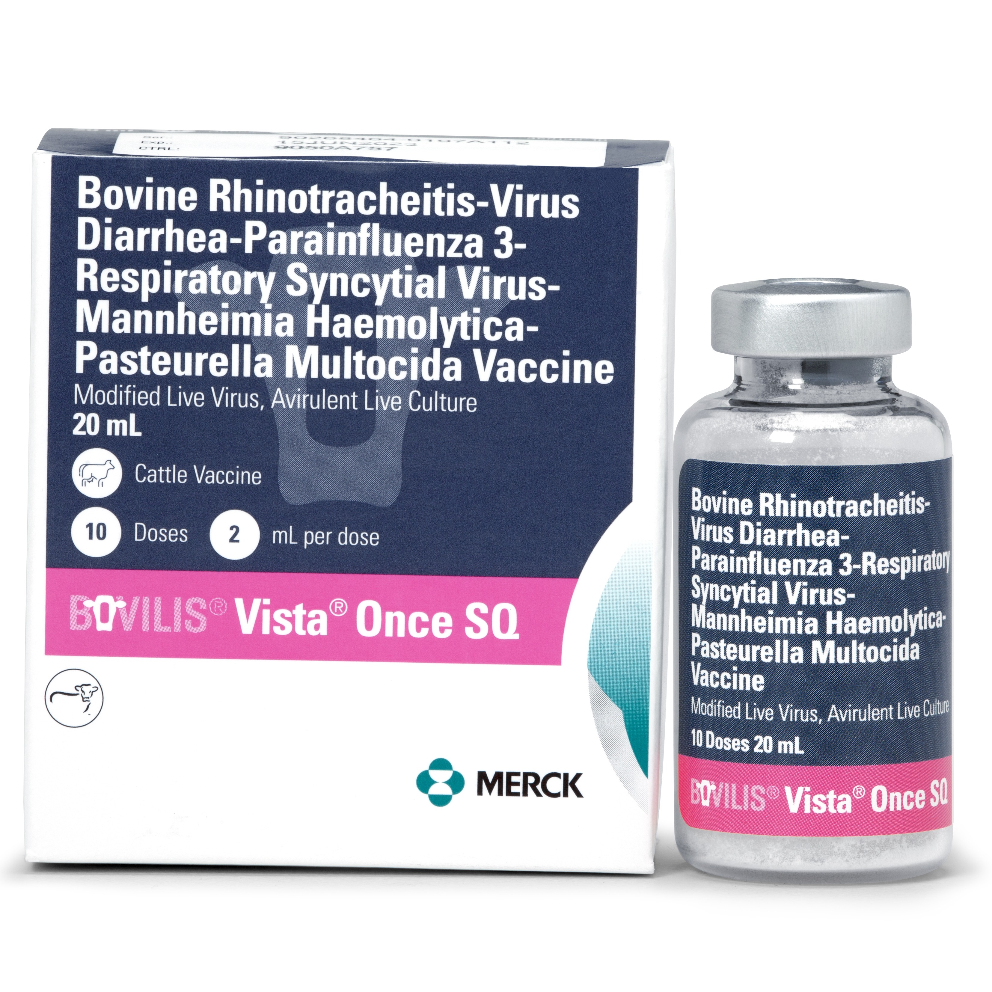 Bovilis® Vista® Once SQ, 10 Dose + Bottles