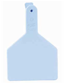 Z Tag Z1 Cow, Blank Blue Tag
