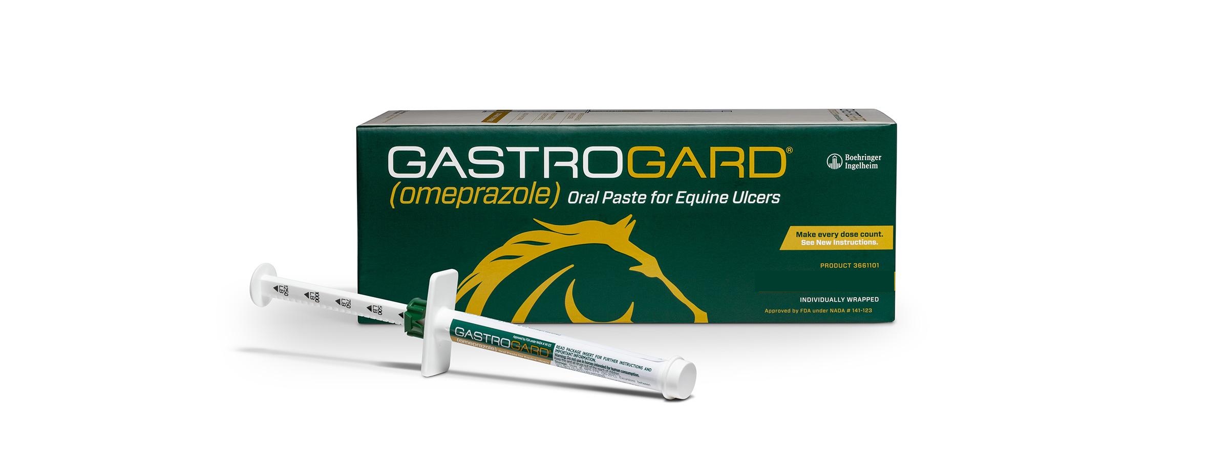 Gastrogard (omeprazole) Oral Paste for Equine Ulcers, 1 Count
