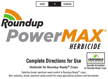 Roundup Powermax label