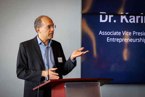 Dr. Karim S. Karim, Associate Vice-President of Commercialization and Entrepreneurship at the University of Waterloo.
