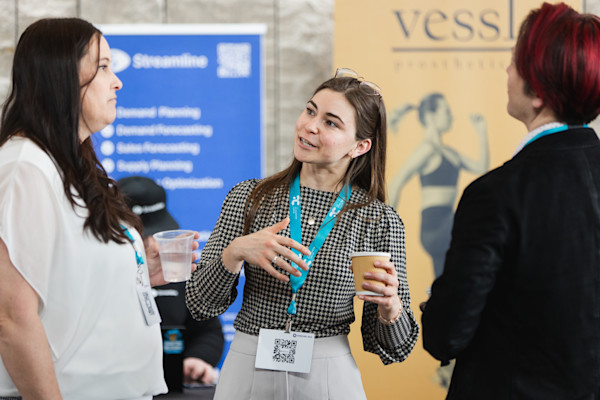 Sydney Robinson, co-founder of Vessl Prosthetics (Middle).