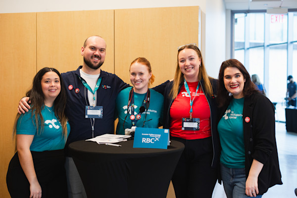 Tabatha Laverty, Chief Operating Officer at the Accelerator Centre (Right).