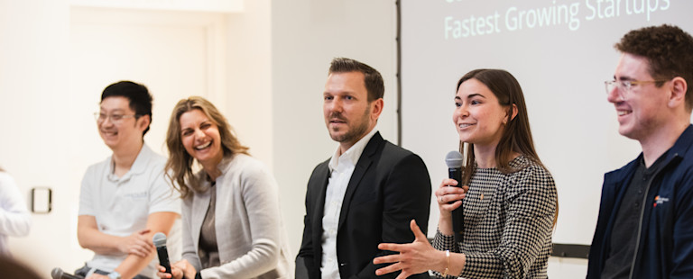 Panel discussion at the AC:Studio Showcase.