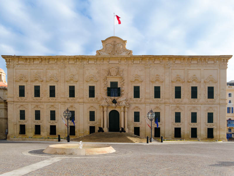 Malta Shoreline Excursions (Malta Private Tours) - Auberge de Castille, Valletta