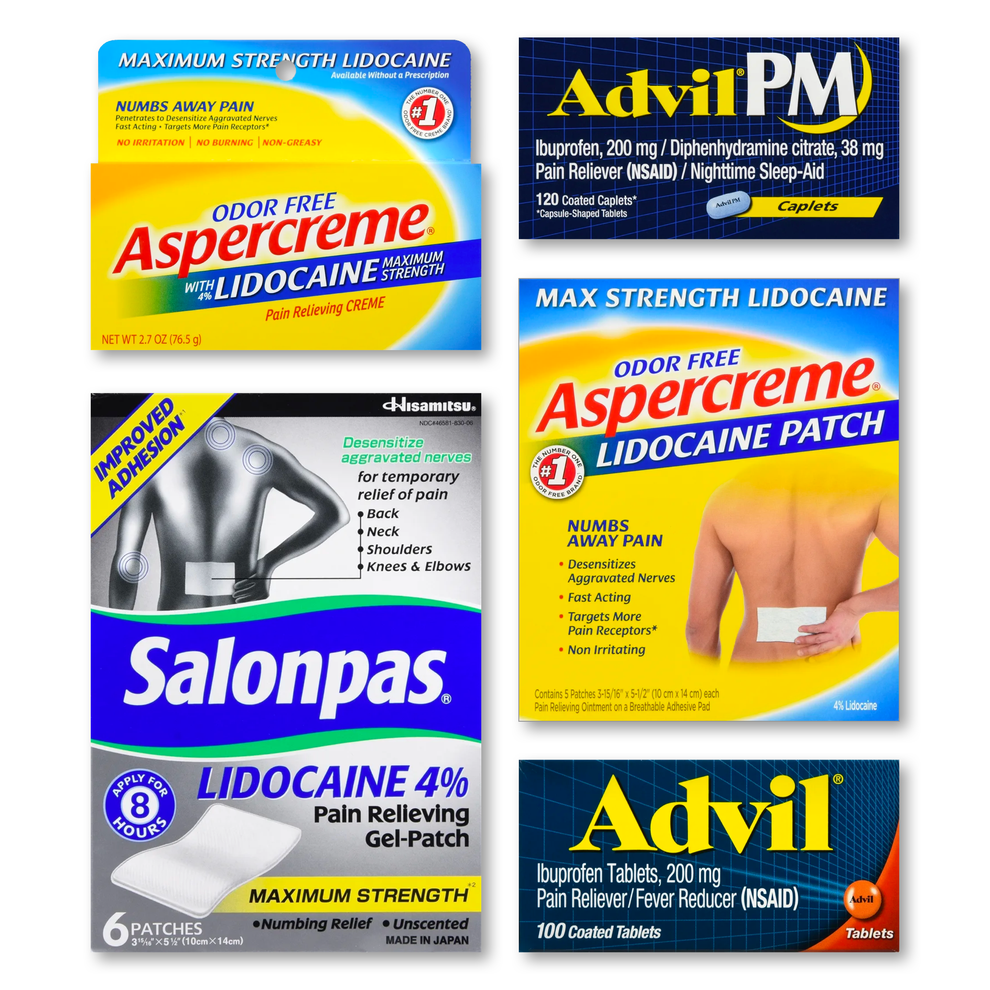 Updated Pain Relief Bundle - Laydown Image