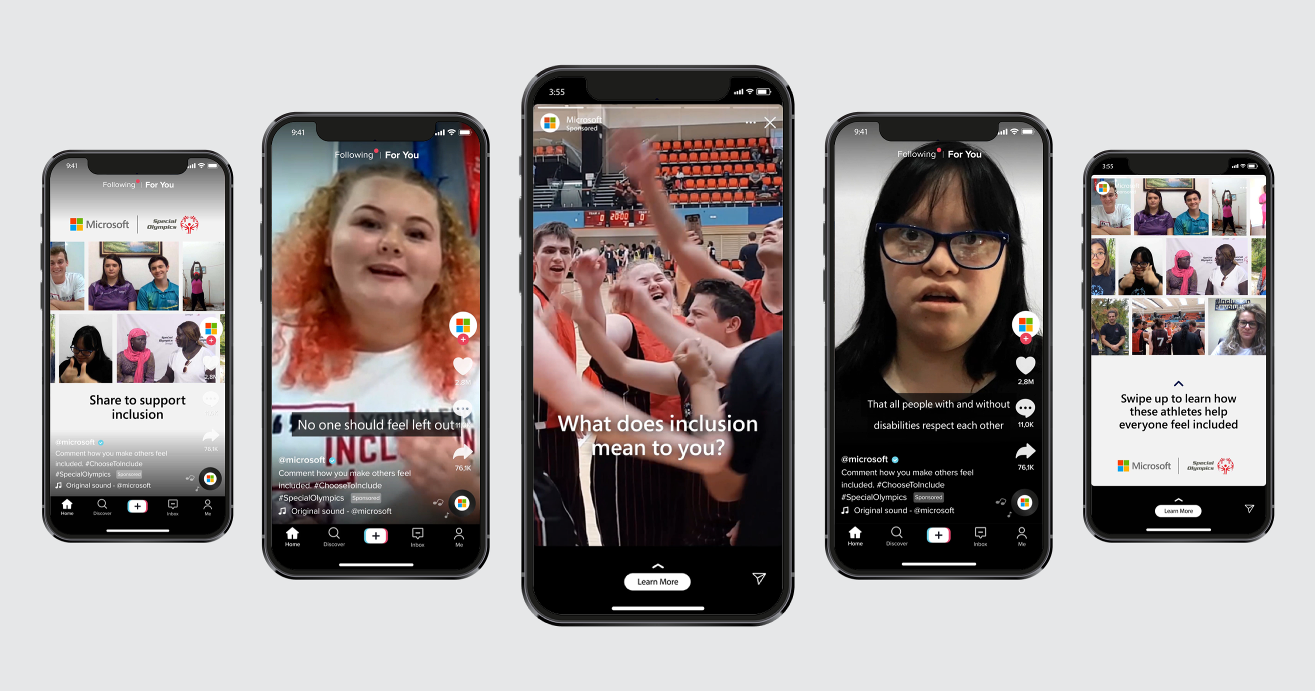 Microsoft Special Olympics Youth Leaders on Social Media