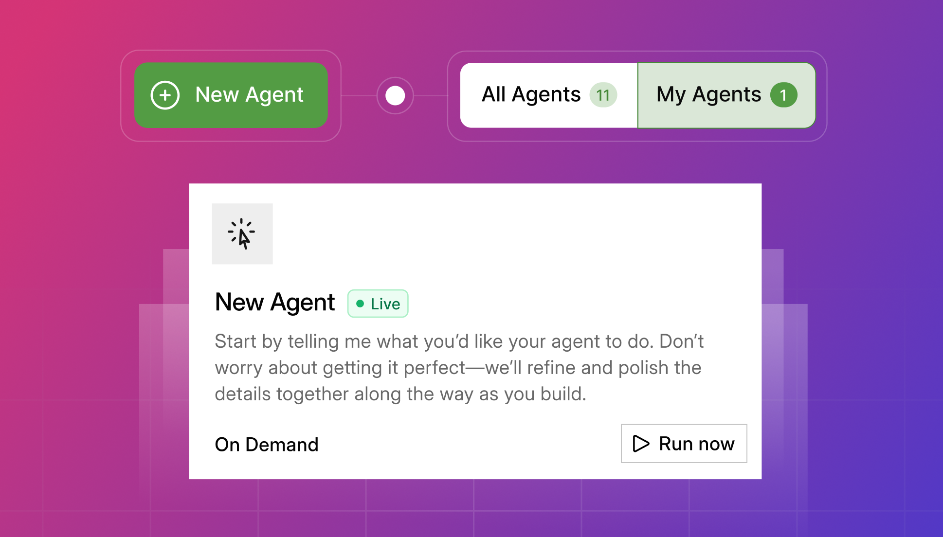 Responsive product screenshot: creating a custom agent in Agent Studio. Source: responsive.io/product/ai