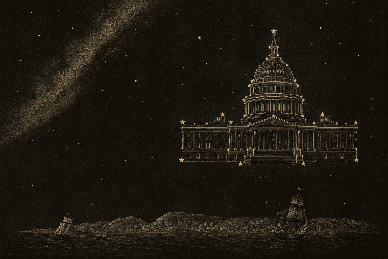 Capitol Building in the Stars