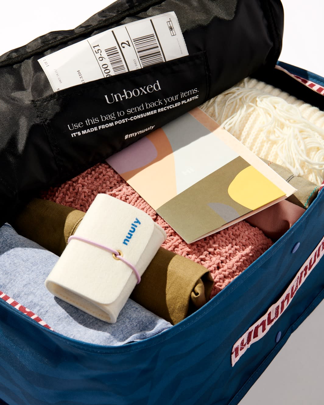 Nuuly sustainable packaging.