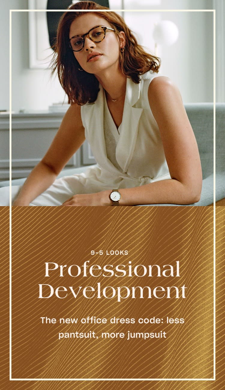 Professional Development: The new office dress code, less pantsuit, more jumpsuit.