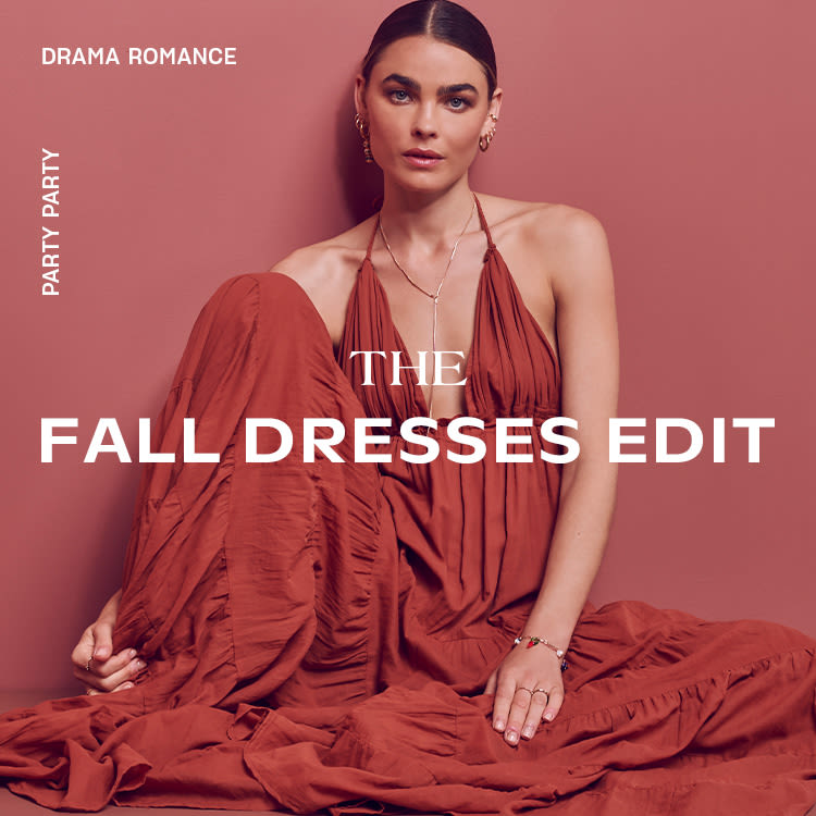 Girl in a dress. The Fall Dresses Edit. Party party. Drama Romance.