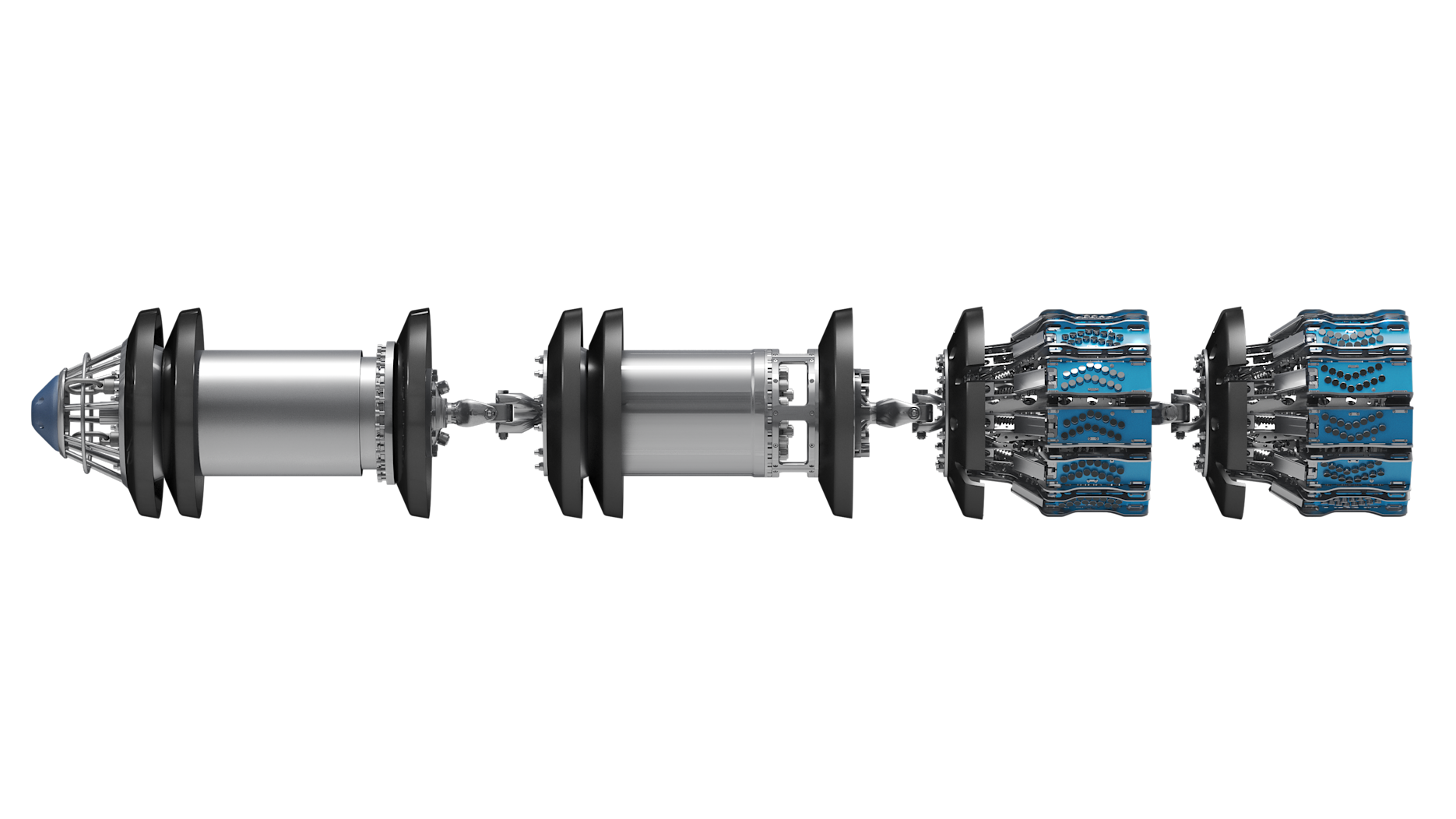 Rendering of an EVO Ultrasonic Crack Detection tool