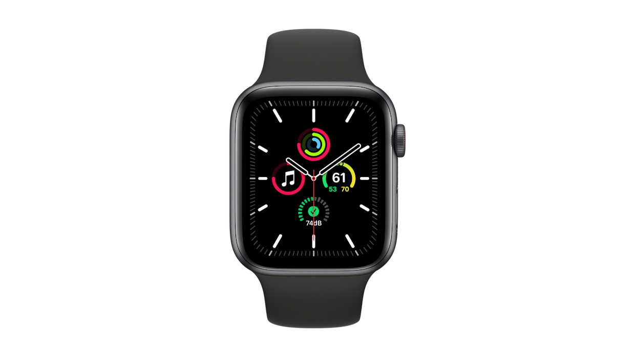 Apple Watch SE Framsida Svart