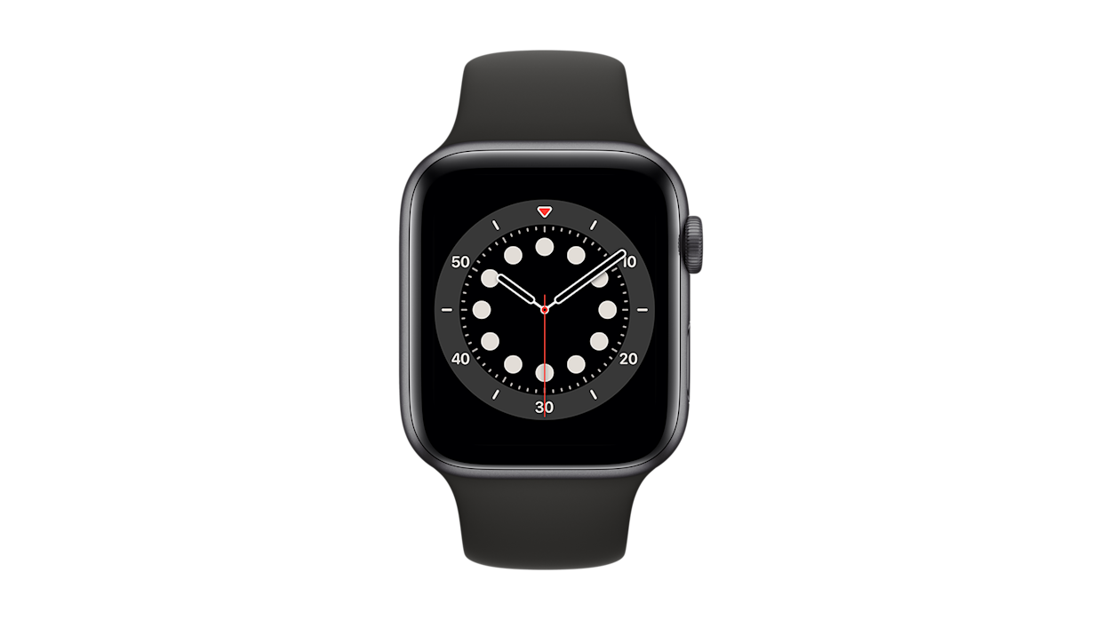 Apple Watch Series 6 Framsida Svart