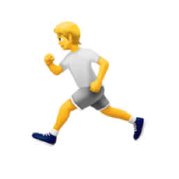 Running man icon