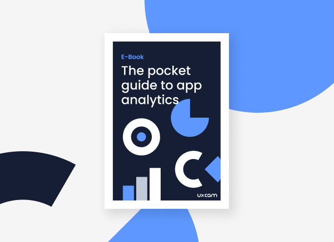 Book with a title of "the pocket guide to app analytics"