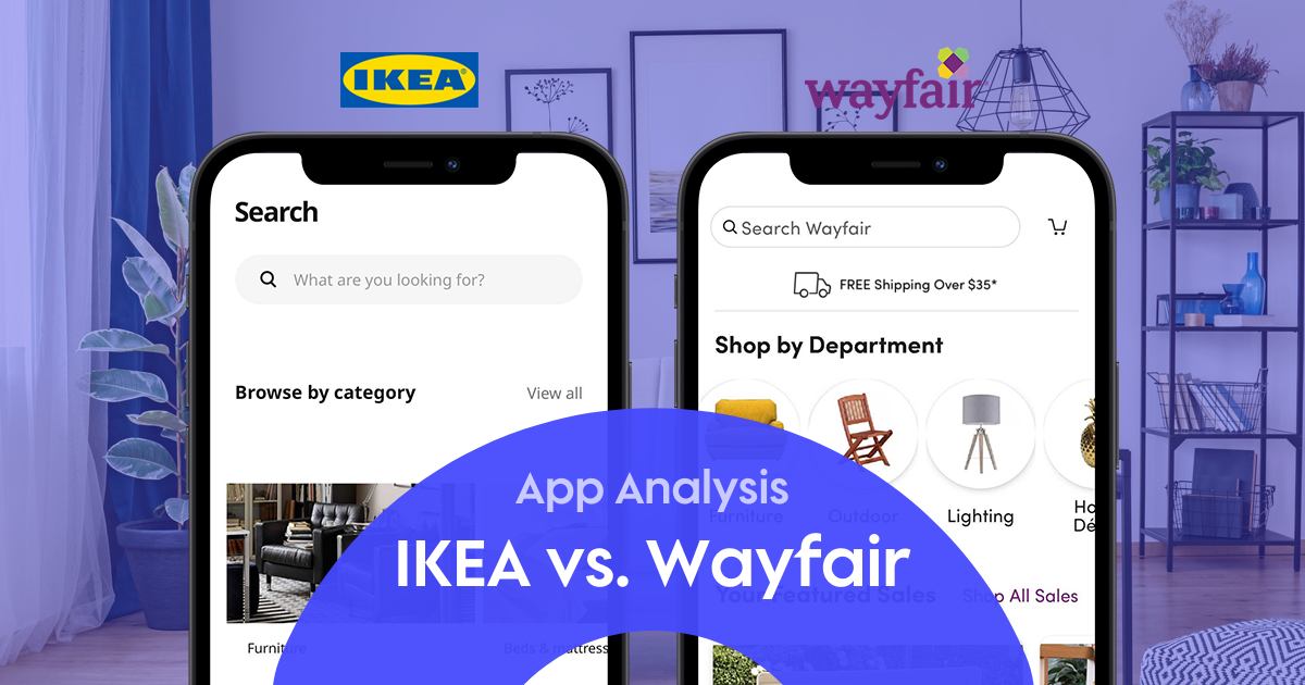 app analysis ikea vs wayfair