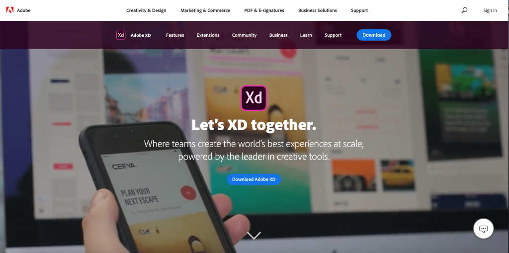 Adobe XD Prototyping UX Tool