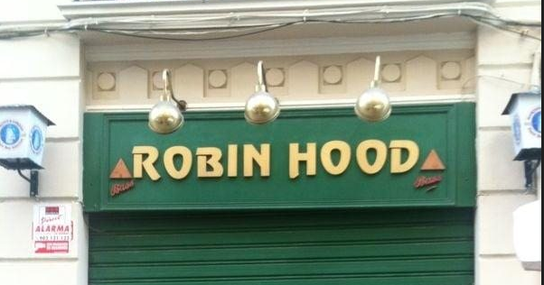 pub Robin Hood de Valencia.