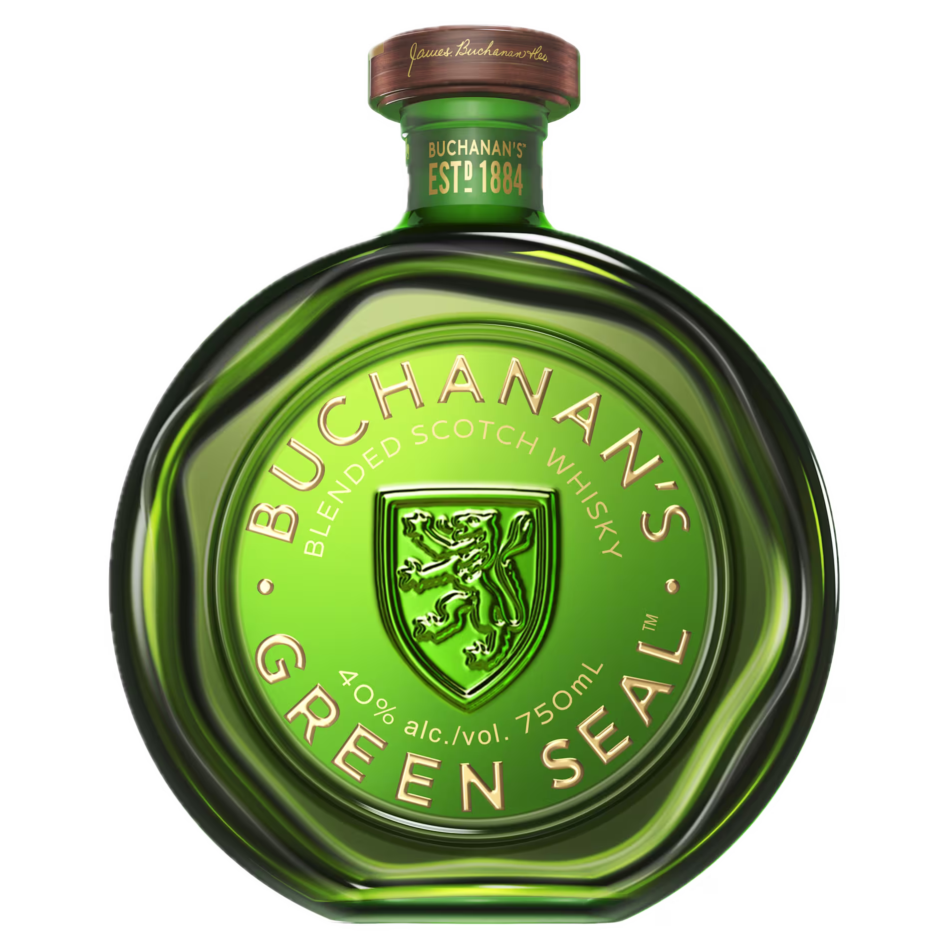 Buchanans Green Seal Front 750m