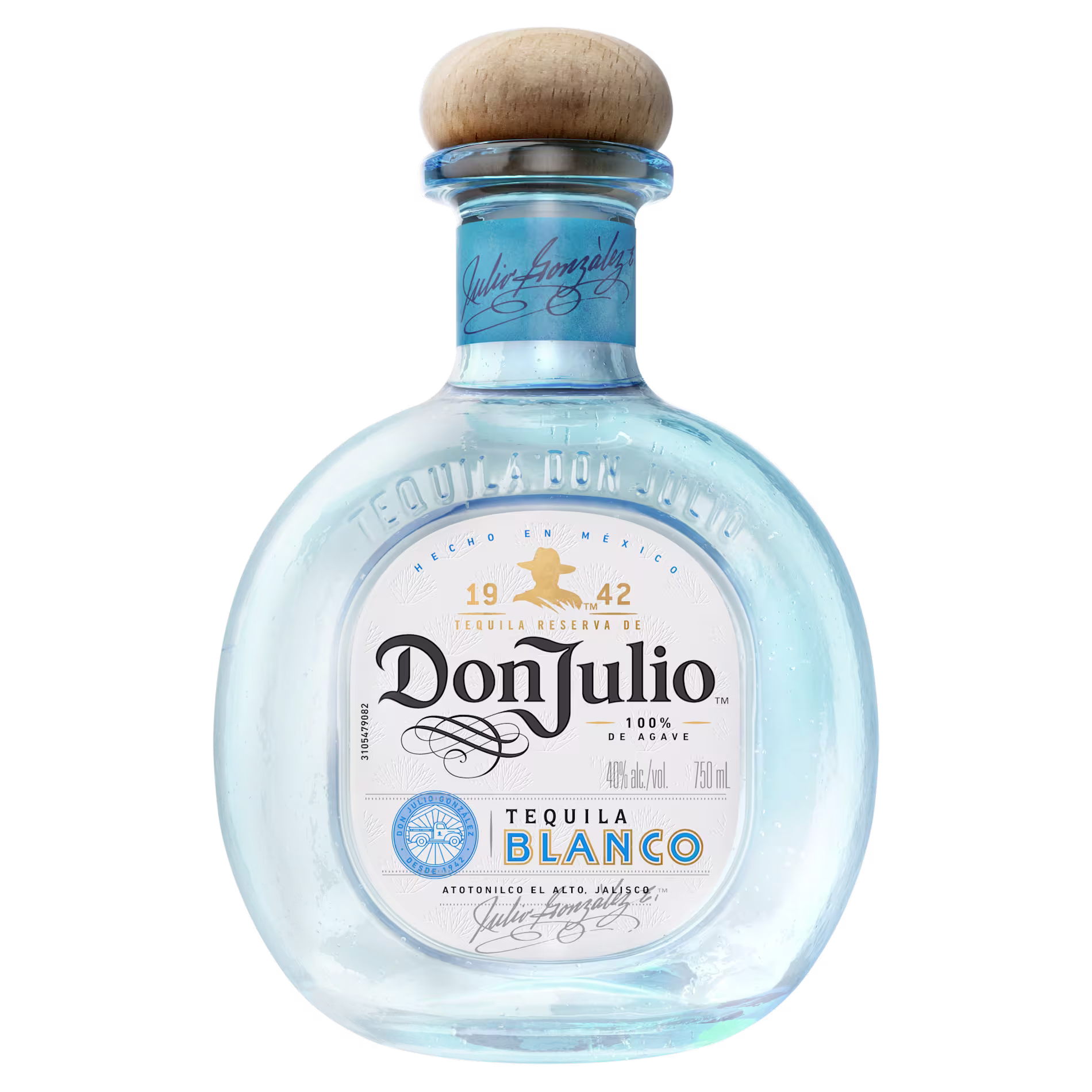 Don Julio Blanco Tequila bottle.