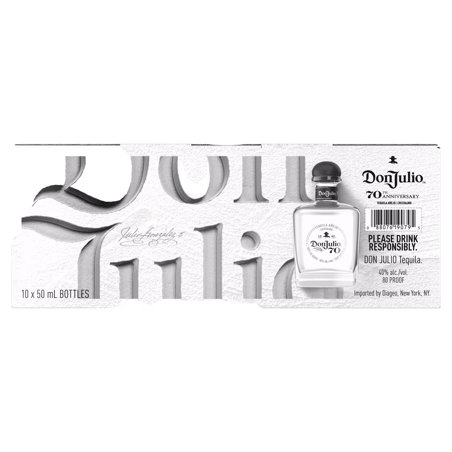 Don Julio 70 Anejo Pack Front 50ml