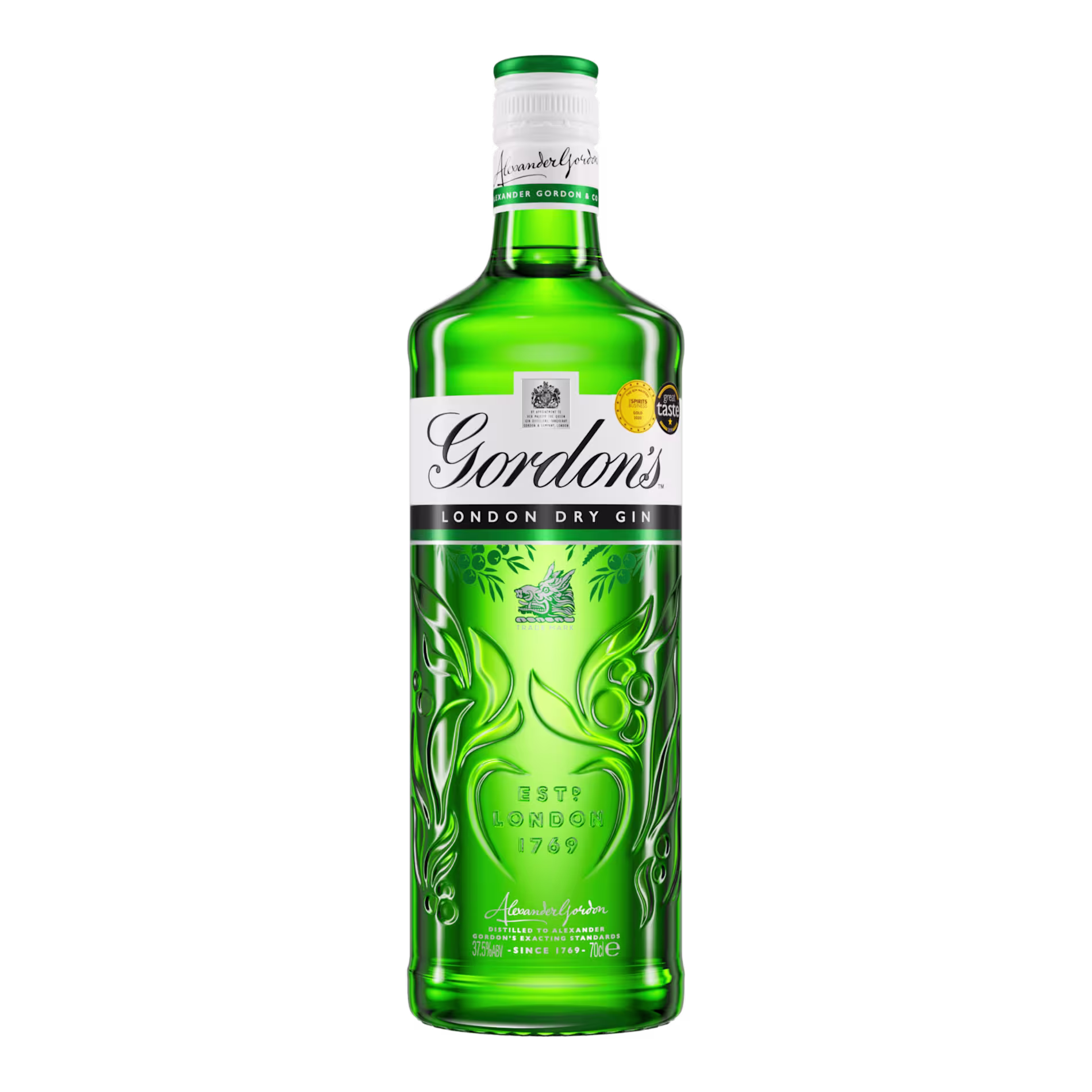 Gordon’s London Dry Gin bottle